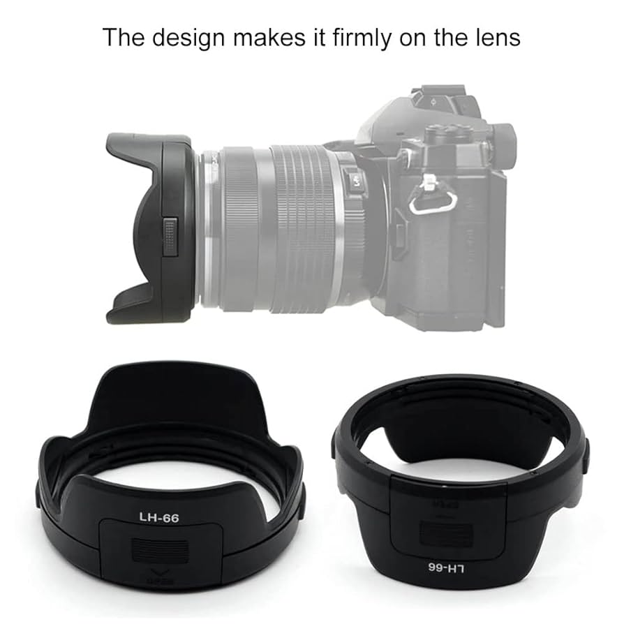 Amazon.com : LH-66 Camera Mount Lens Hood Compatible with